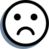 Image of unhappy face