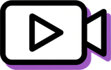 Icon of a video camera — a video testimonial